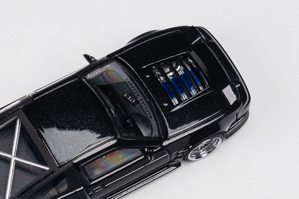 Micro Turbo 1/64 Nissan 180SX TYPE-X Metallic Black