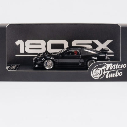 Micro Turbo 1/64 Nissan 180SX TYPE-X Metallic Black