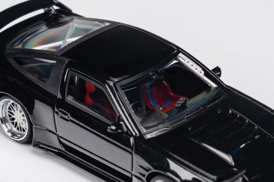 Micro Turbo 1/64 Nissan 180SX TYPE-X Metallic Black