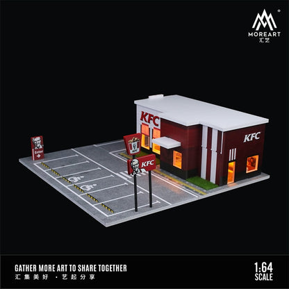 MoreArt 1/64 KFC RESTAURANT PARKING SCENE