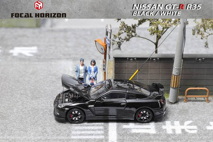 Focal Horizon FH 1/64 Nissan GT-R R35 Black