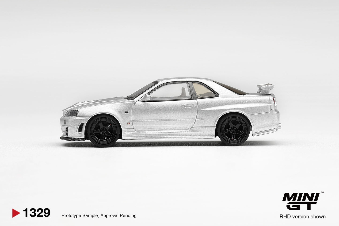 * PRE ORDER * MINI GT #1329 1/64 Nissan NISMO R34GT-R Z-tune Z-Tune Silver (RHD) * BLISTER PACK *