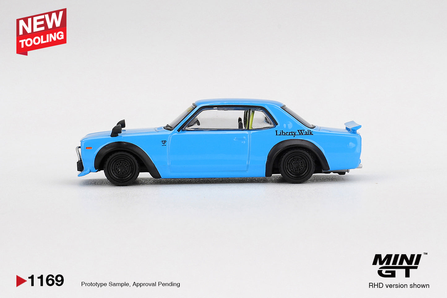 MINI GT #1169 1/64 Nissan LB★Works HAKOSUKA Baby Blue (RHD)