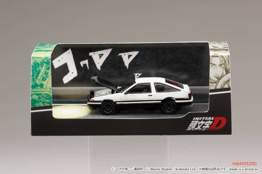 Hobby Japan 1/64 Toyota Sprinter Trueno GT Apex AE86 HJ641052DD - VS Tomoyuki Tachi( Carbon-Hood)