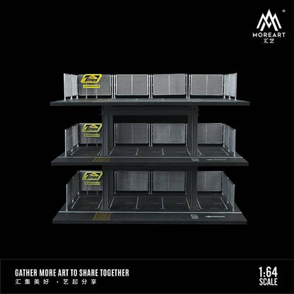 MoreArt 1:64 Assembly Diorama Three-Story Parking Lot MO921001