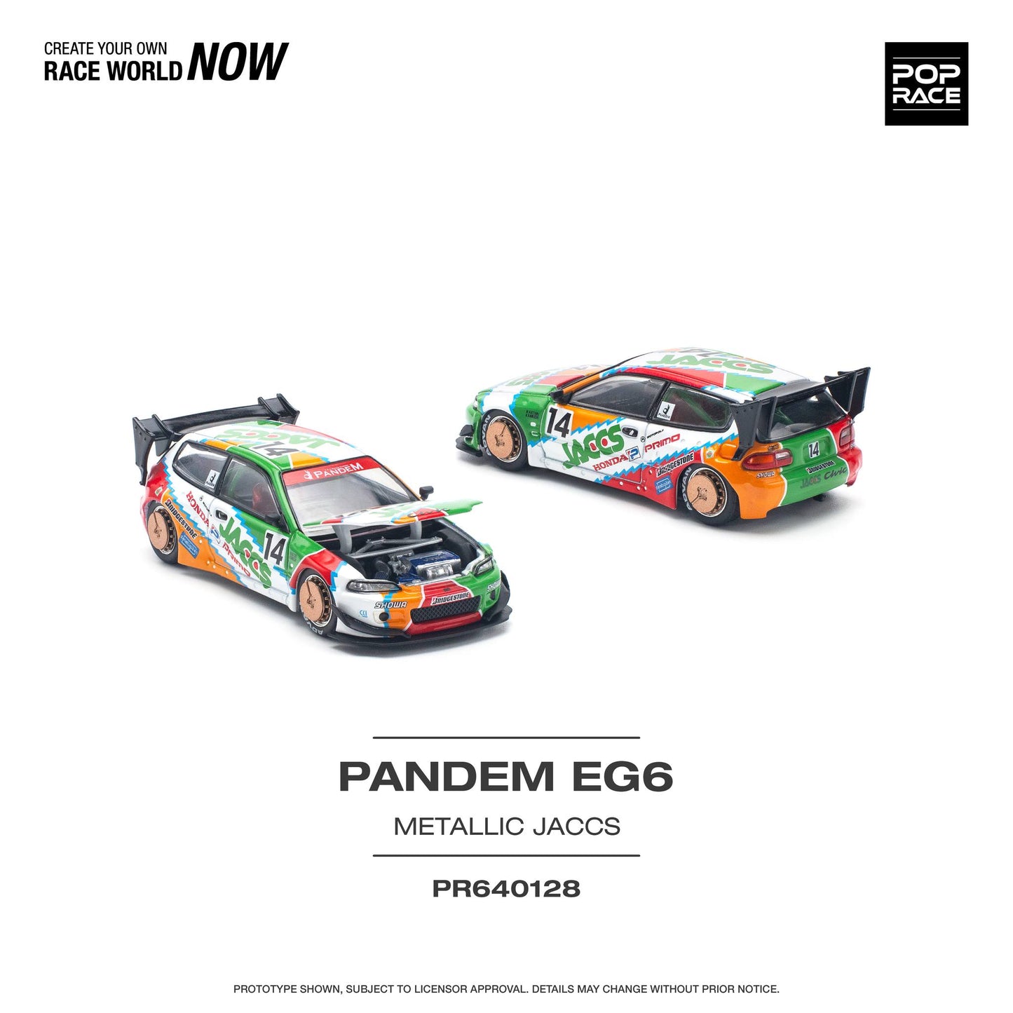 POP RACE  PANDEM HONDA CIVIC EG6 v1.5 JACCS PR640128