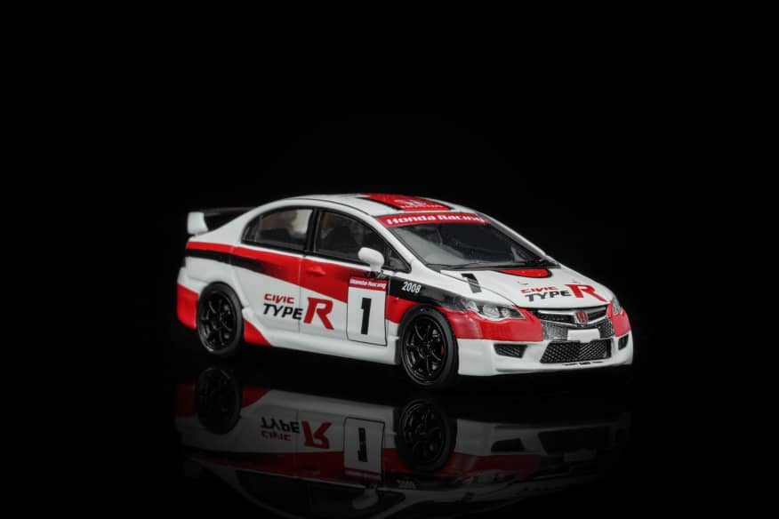 * PRE ORDER * MOTORHELIX 1/64 HONDA CIVIC TYPE R FD2 #1 2012 JAPAN ONE MAKE RACE  M65421