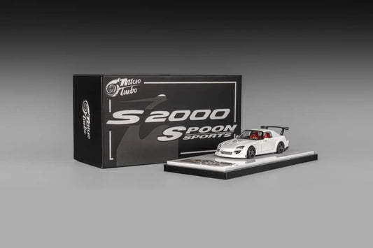 MicroTurbo MT 1/64 Honda S2000 AP1 Spoon Modified Metallic White