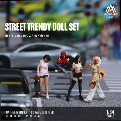 MoreArt 1/64 Street Trendy Doll SetResin MO223030