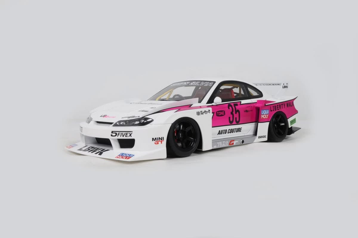 GT SPIRIT 1/18  NISSAN S15 SILVA LB SUPER SILHOUETTE PINK - CLDC046