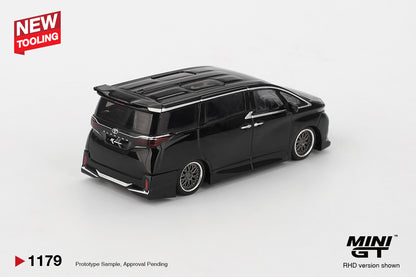 MINI GT #1179 1/64 Toyota Alphard 40 KUHL Black RHD
