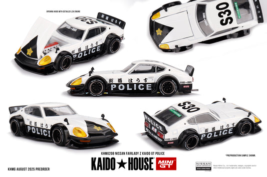MINI GT X KAIDO HOUSE Nissan Fairlady Z Kaido GT Police KHMG208