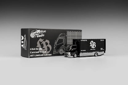 MicroTurbo MT 1:64 Diecast Model 300 Series II - Custom Tow Truck 2024 AIT Exclusive Edition - Black with LB Livery