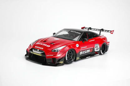 * PRE ORDER * MOTORHELIX 1/18 LB-Silhouette Works Nissan 35GT-RR  VER.2 RED / BLACK M80803