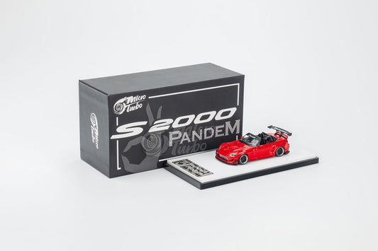 MicroTurbo MT 1/64 Honda S2000 AP1, Pandem Rocket Bunny Modified Classics Red