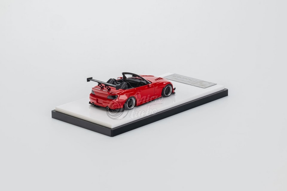 MicroTurbo MT 1/64 Honda S2000 AP1, Pandem Rocket Bunny Modified Classics Red