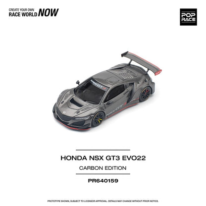 POP RACE  HONDA NSX GT3 EVO22 CARBON EDITION  PR640159