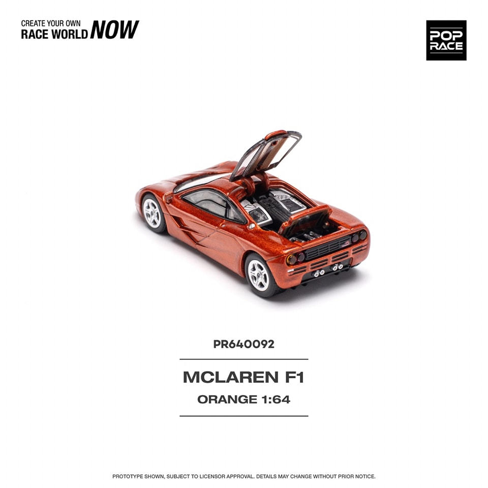 POP RACE  MCLAREN F1 ORANGE  PR640092
