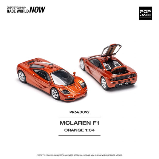 POP RACE  MCLAREN F1 ORANGE  PR640092