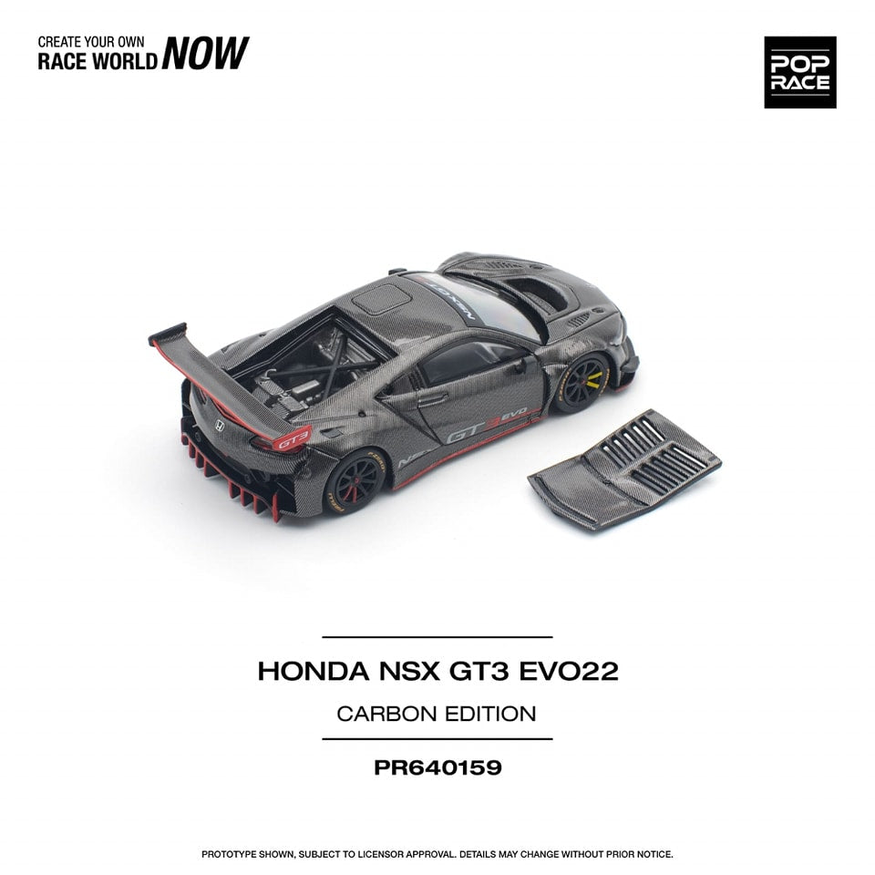 POP RACE  HONDA NSX GT3 EVO22 CARBON EDITION  PR640159