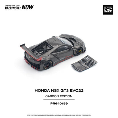 POP RACE  HONDA NSX GT3 EVO22 CARBON EDITION  PR640159