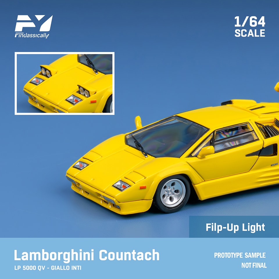 Finclassically 1/64 Lamborghini Countach LP5000