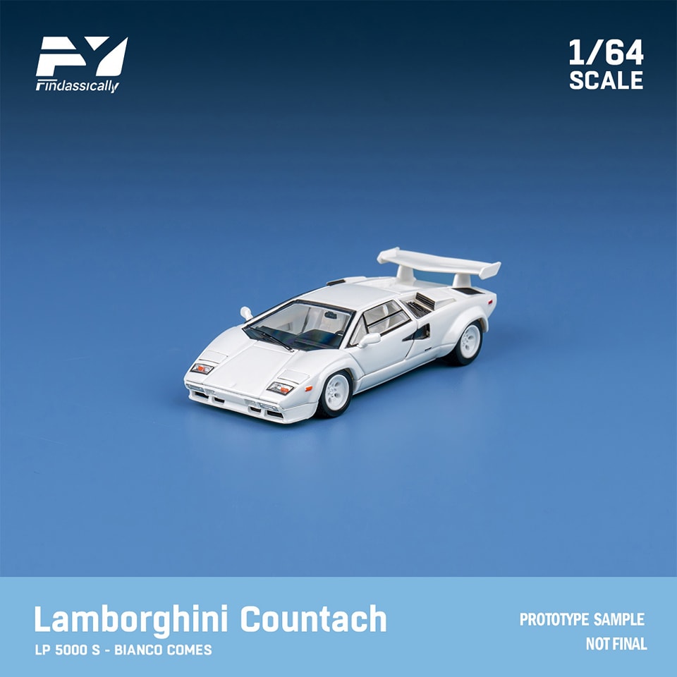 Finclassically 1/64 Lamborghini Countach LP5000