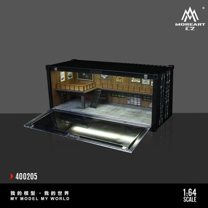 MoreArt 1/64 CONTAINER REPAIR SHOP SCENE MO400205