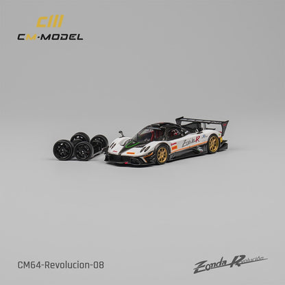 CM MODEL 1/64 Pagani Zonda Revolucion White