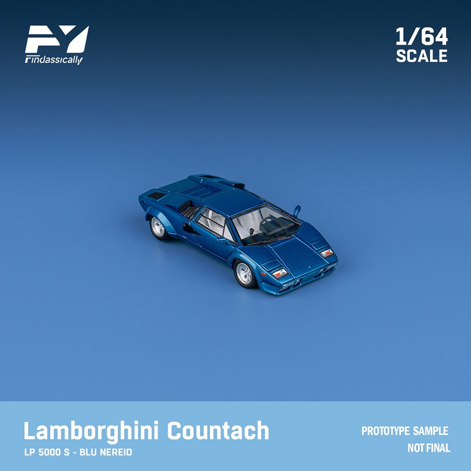 Finclassically 1/64 Lamborghini Countach LP5000 – Diecast