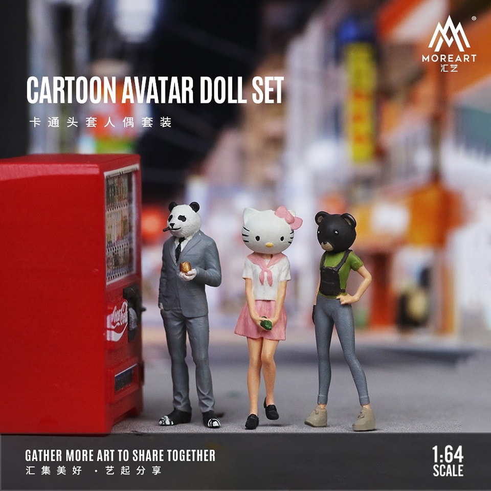 MoreArt 1/64 CARTOON AVATAR DOLL SET Resin