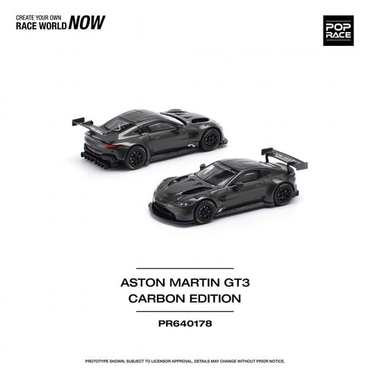 POPRACE 1/64 ASTON MARTIN GT3 CARBON EDITION PR640178
