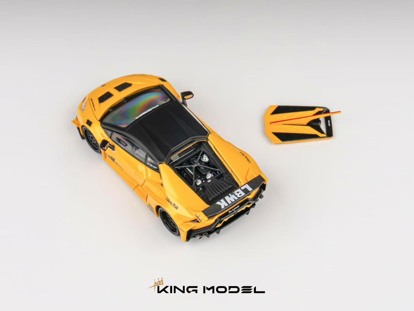 KING MODEL 1/64 LBWK HURACAN GT YELLOW – Diecast Toyz SG