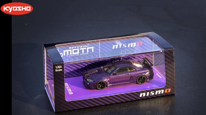 KYOSHO 1/64 NISMO R34 GT-R Z-TUNE PURPLE MOTN BEIJING HOBBY EXPO CHINA 2025 EXCLUSIVE