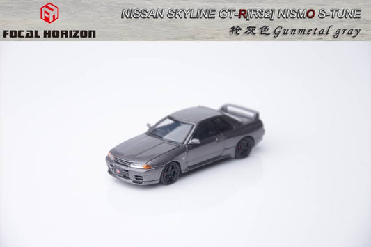 Focal Horizon FH 1/64 Nismo S-Tune Skyline GT-R R32 Gun Metal Grey