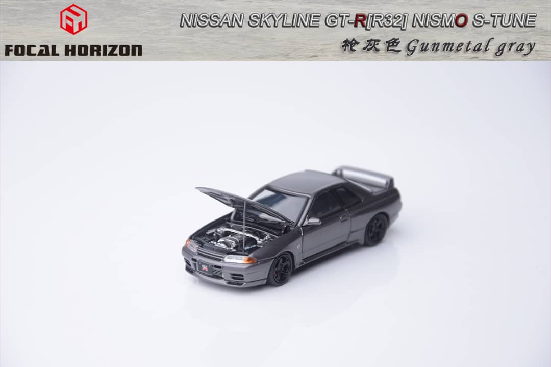 新品】FocalHorizon 1/64 GT-R R32 全開閉 限定色 黒 - メルカリ