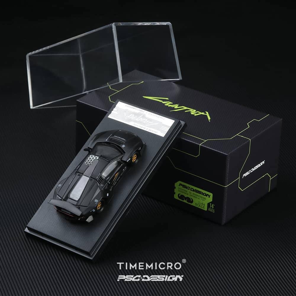 Time Mirco TM x PSC Design 1/64 PSC Design Concept Countach LPI800-4 Black Color(TM647701)