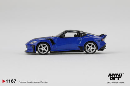 MINI GT #1167 1/64 Nissan Z VeilSide FFZ400 Seiran Blue (LHD)