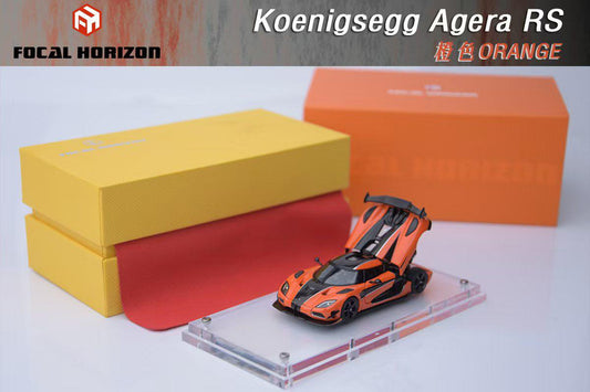Focal Horizon FH 1/64 Koenigsegg Agera RS Visible Engine Orange Color