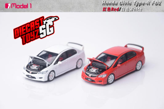 Model one 1/64 Honda Civic Type-R FD2 Diecast Model