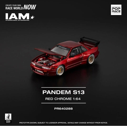 POP RACE Pandem S13 Red Chrome PR640288  | IAM EVENT EXCLUSIVE SURABAYA 2025 (Copy)