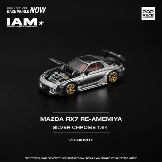 POP RACE  Mazda RX-7 RE-Amemiya Silver Chrome PR640287 | IAM EVENT EXCLUSIVE SURABAYA 2025