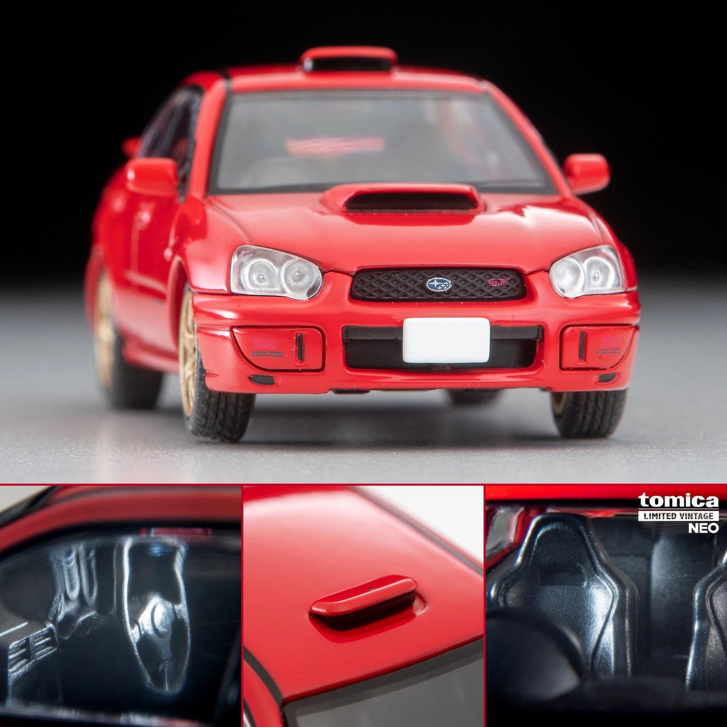 MDX25 X Tomica Limited Vintage Neo LV-N Subaru Impreza WRX STi spec C (Red) 2003 model