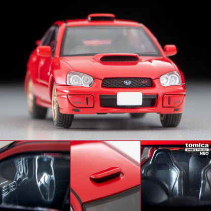 MDX25 X Tomica Limited Vintage Neo LV-N Subaru Impreza WRX STi spec C (Red) 2003 model