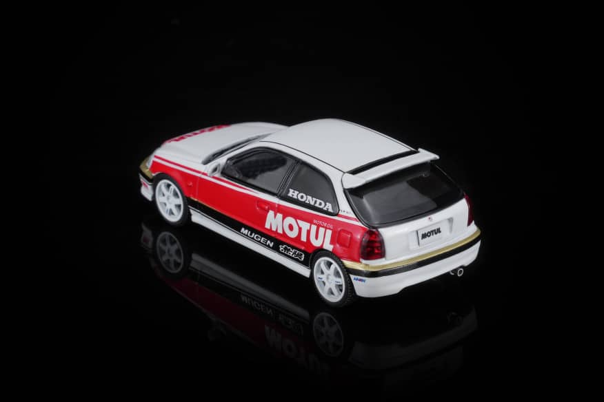 * PRE ORDER * MOTORHELIX 1/64 HONDA CIVIC TYPE R EK9 CUSTOMIZED VERSION