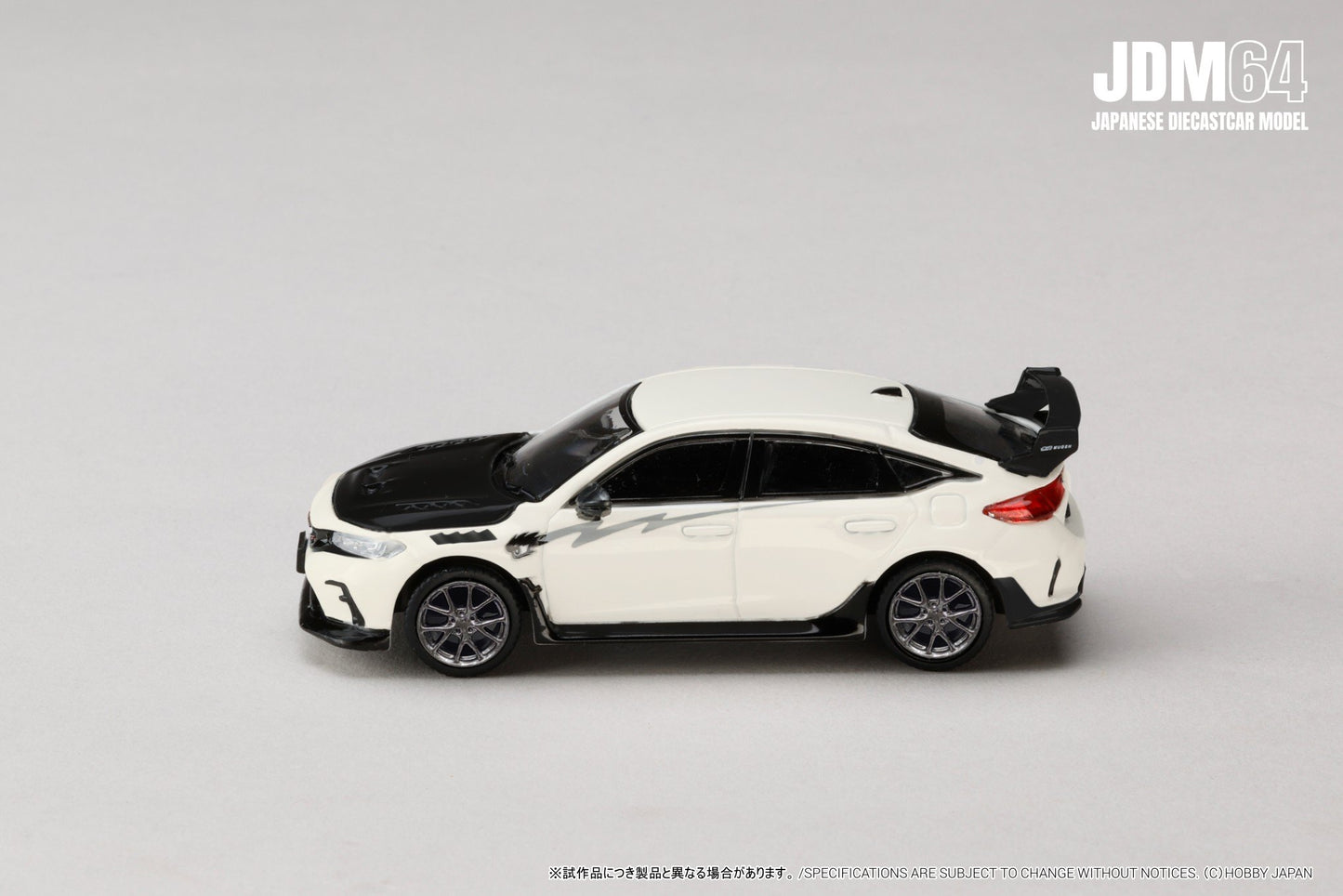* PRE ORDER * Hobby Japan 1/64 Civic Type R FL5 Mugen Group B 2025 HJDM005B-29 CHAMPIONSHIP WHITE