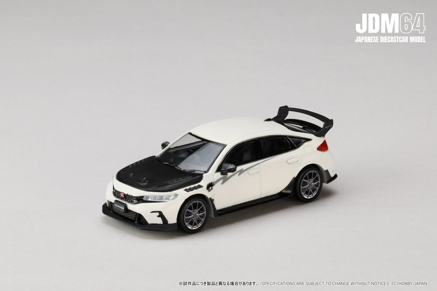 * PRE ORDER * Hobby Japan 1/64 Civic Type R FL5 Mugen Group B 2025 HJDM005B-29 CHAMPIONSHIP WHITE