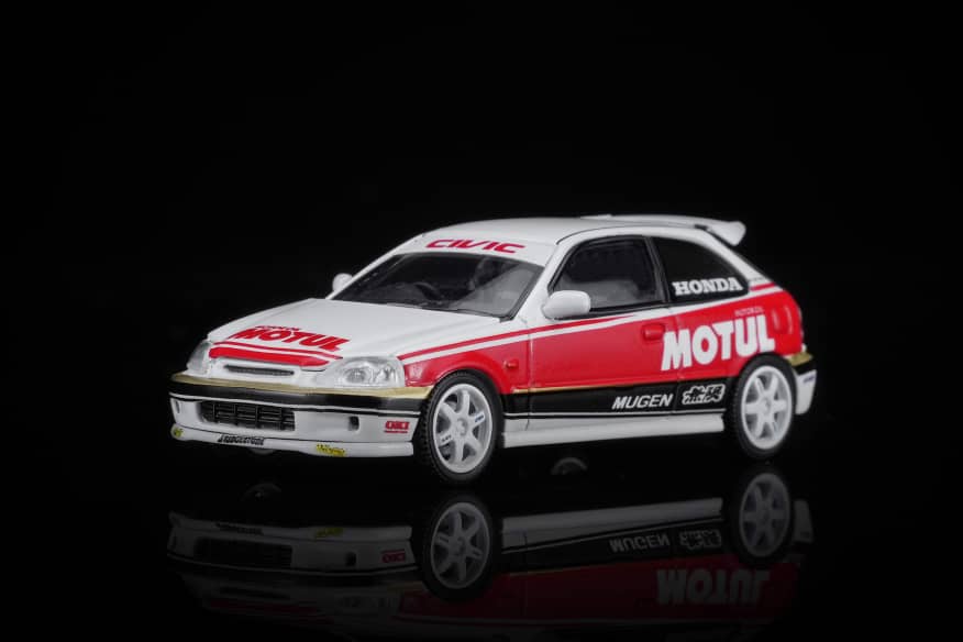 * PRE ORDER * MOTORHELIX 1/64 HONDA CIVIC TYPE R EK9 CUSTOMIZED VERSION