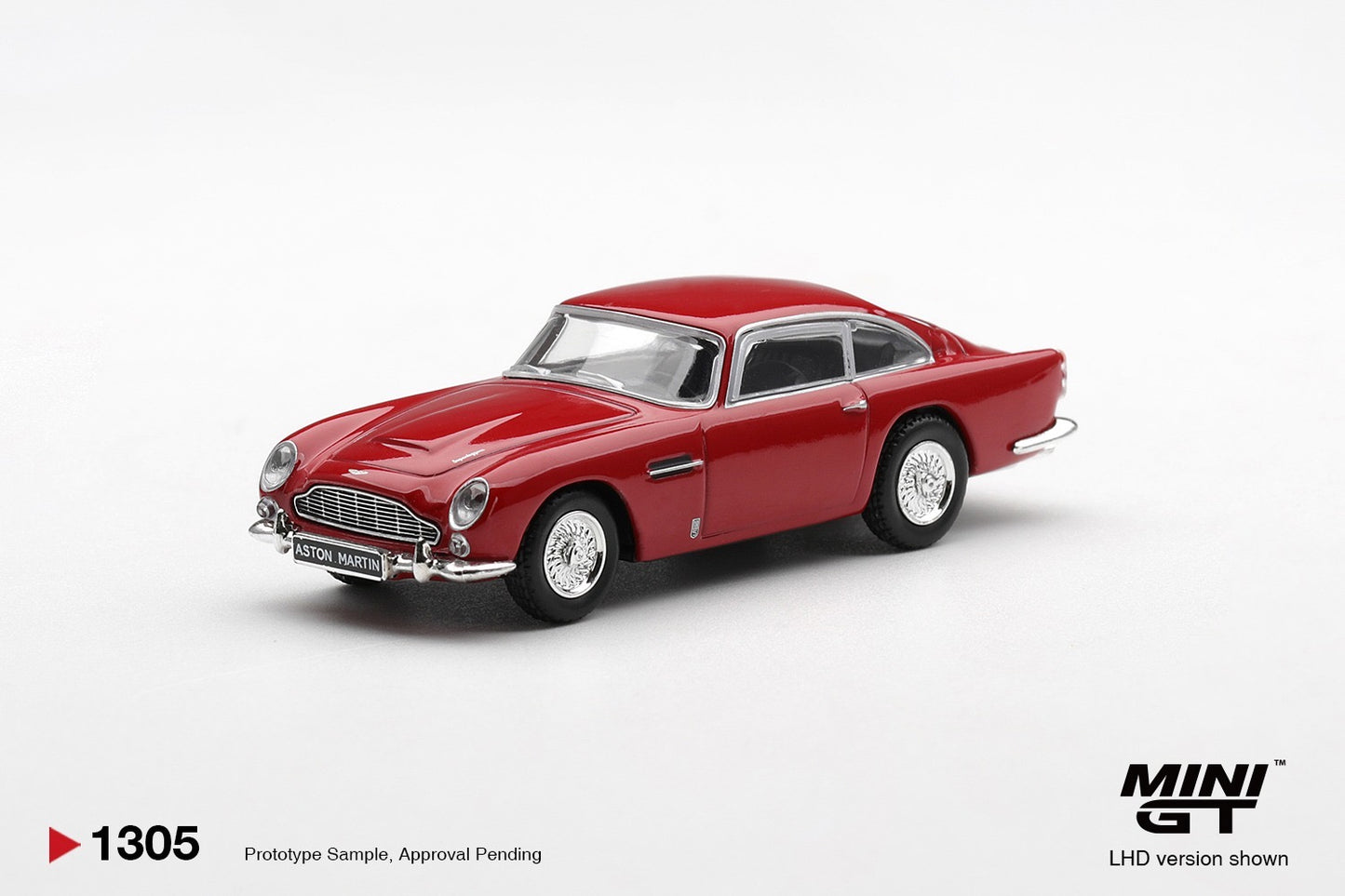 * PRE ORDER * MINI GT #1305 1/64 Aston Martin DB5 Fiesta Red (RHD)