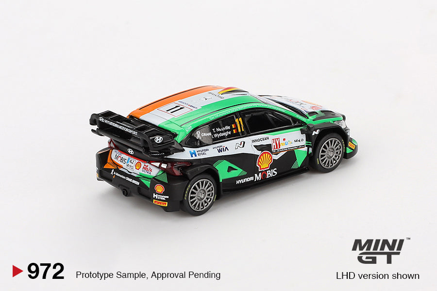 MINI GT #972 1/64 Hyundai i20 N Rally1 #11 2023 Rally Croatia  Power Stage Winner